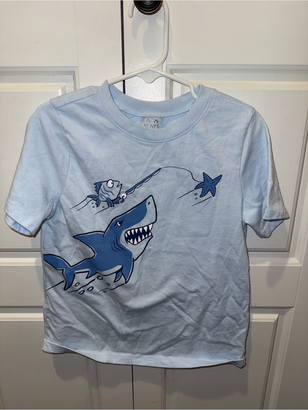 Garanimals Light Blue Shark Graphic Tee
